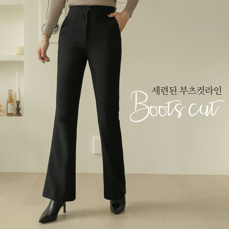 clicknfunny-황금라인 부츠컷슬랙스[S,M,L사이즈]♡韓國女裝褲